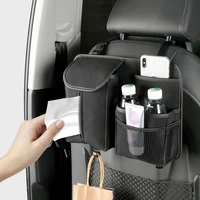 universal car seat back organizer mobile phone storage multi pocket tissue bottle drink holder container hanging car accessories