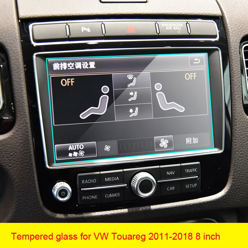 

Для Volkswagen Touareg 2011-2018 Автомобильная GPS-навигационная пленка с ЖК-экраном защитная пленка из закаленного стекла пленка против царапин 6,5 8 дюймов