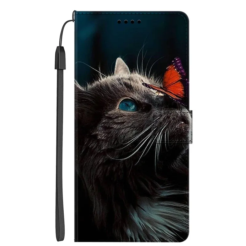 Фото Кожаный чехол-книжка для ZTE Blade V50, элегантный чехол для телефона ZTE Blade V40 Vita, роскошный чехол с отделениями для карт и карманами для мелочей. №2