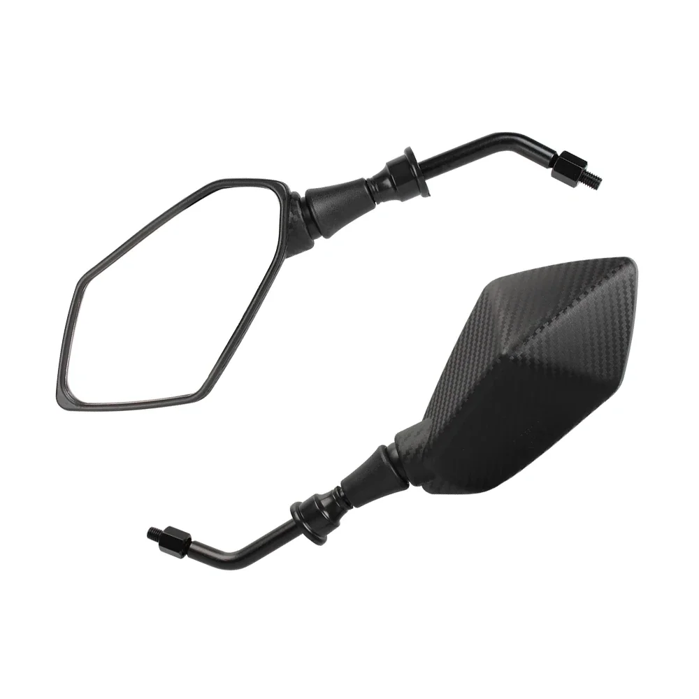 Зеркало заднего вида для мотоцикла декоративное зеркало из углеродного волокна