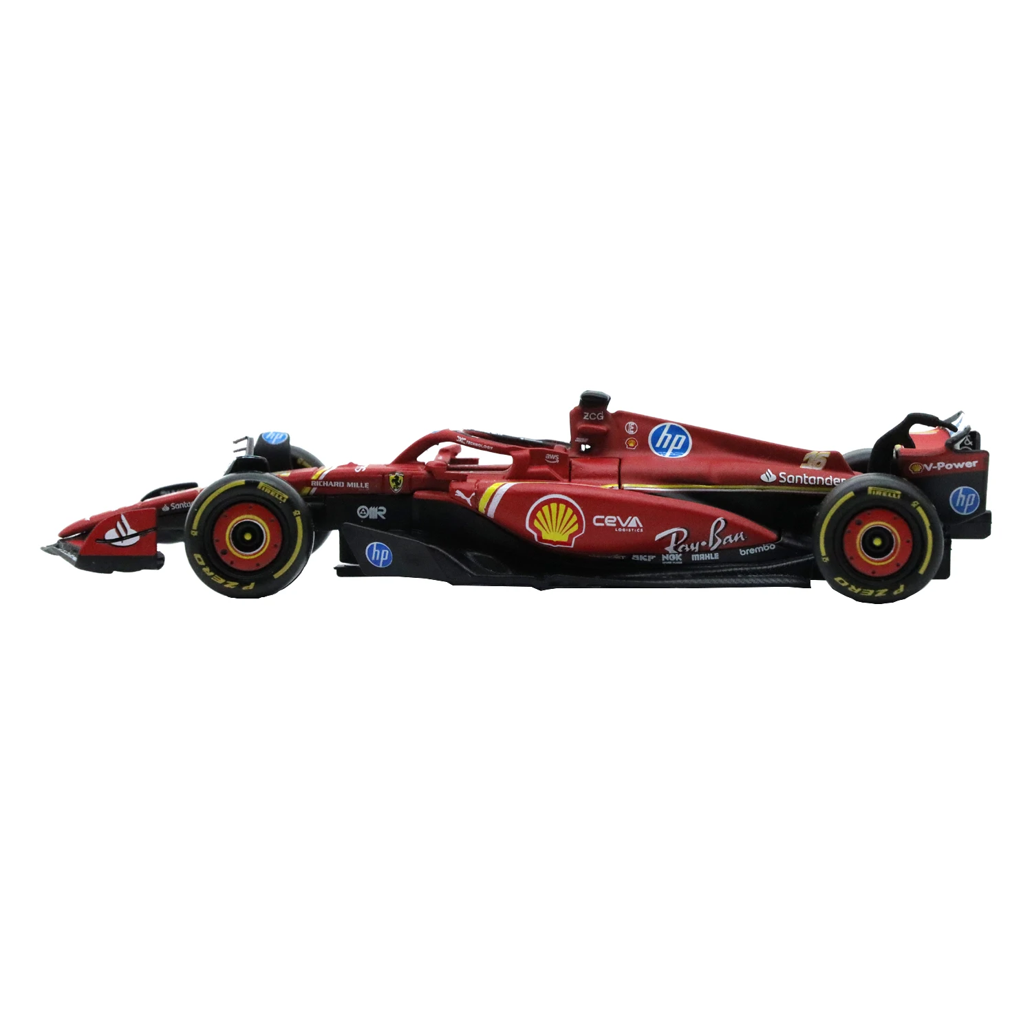1/43 Bburago 2024 F1 FERRARI SF24 гоночные модели литая под давлением игрушка из сплава