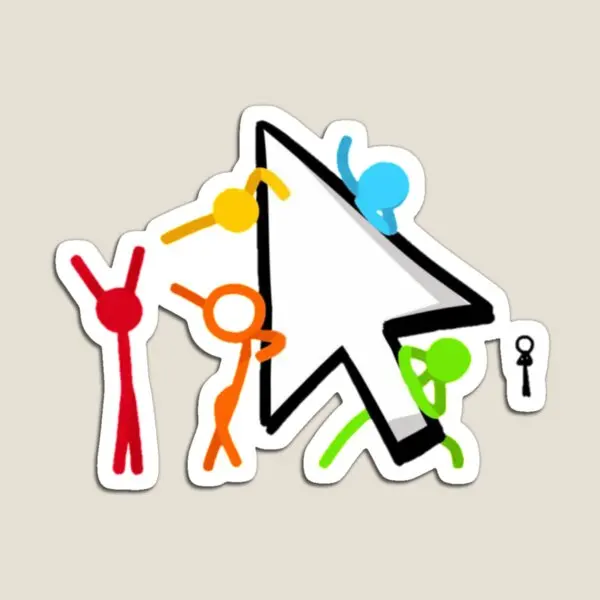 Магнитный холодильник Alan Becker для дома забавные наклейки держатель детской