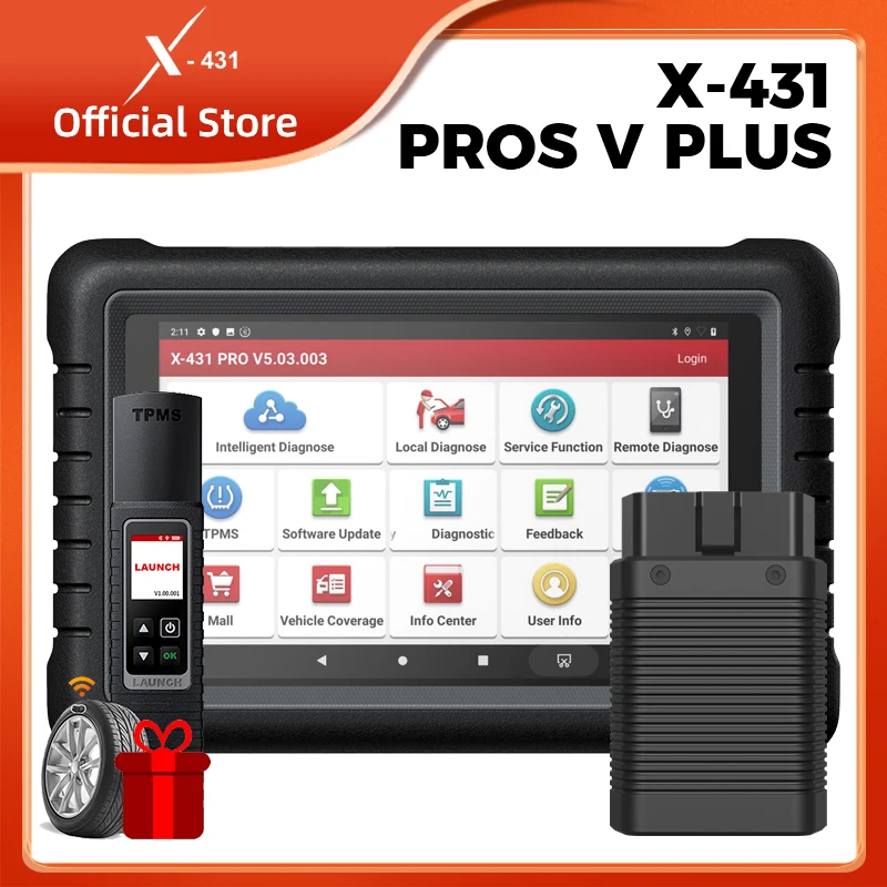 X-431 Launch X431 PROS V Plus Автомобильные диагностические инструменты OBD2 сканер