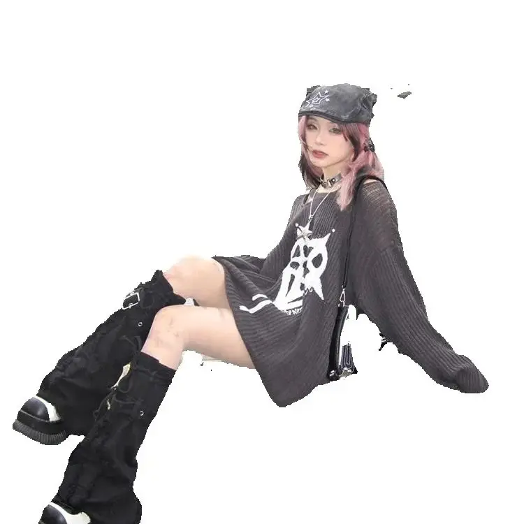 Женский вязаный свитер Aabi Style из хлопка