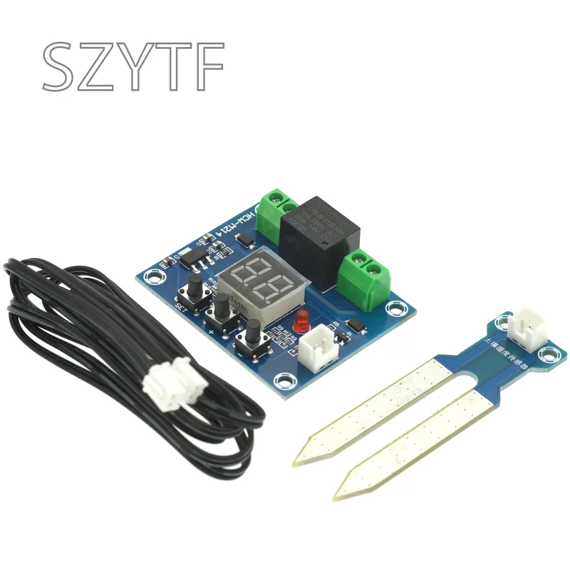 XH-M214 контроллер влажности почвенный датчик модуль 20-99% RH автоматический контроль