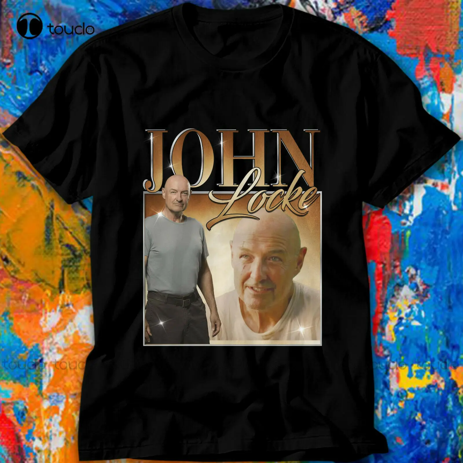 

Футболка в стиле унисекс, с принтом Джона Локка