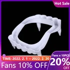 Новинка, Искусственные Зубы вампира для хэллоуивечерние, 1 шт., реквизит для маскарада, косплея, макияжа, Смешные протезы, бесплатная доставка