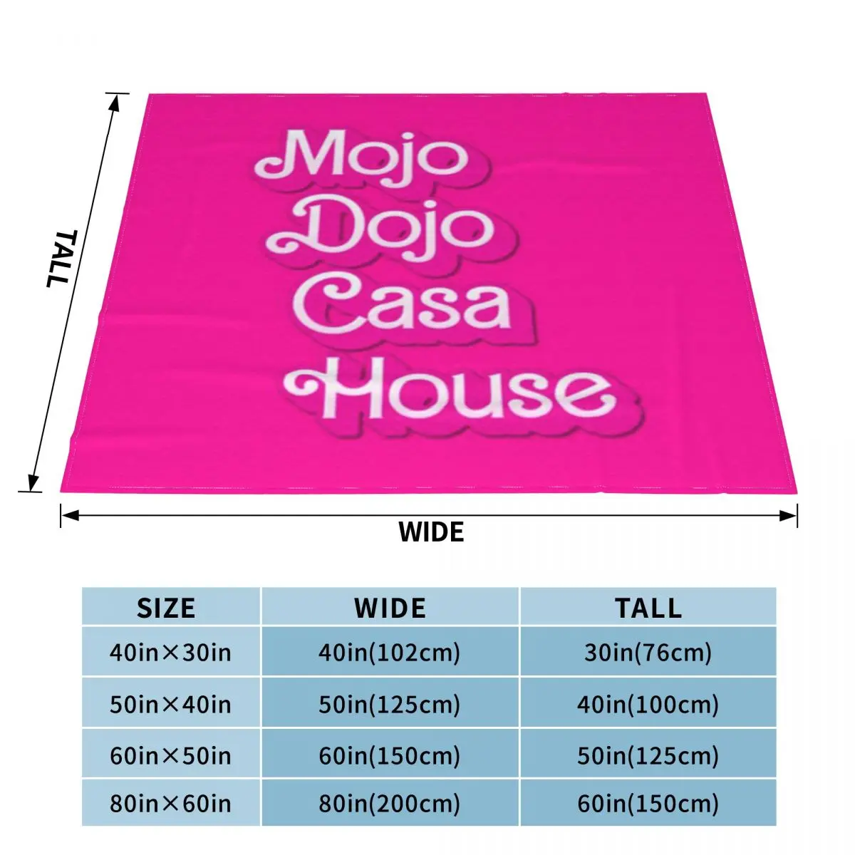 Mojo Dojo Casa House Ультрамягкое одеяло из микрофлиса