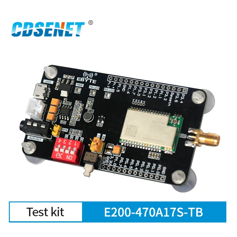 

Test Board Audio Transmission Module Amplifier Board Speaker USB Test kits 17dBm 470MHz Long Distance For E200-470A17S