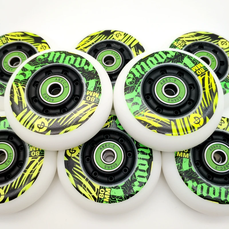 Free shipping roller skate wheel  72 mm 76MM 80 mm 85A skating wheel