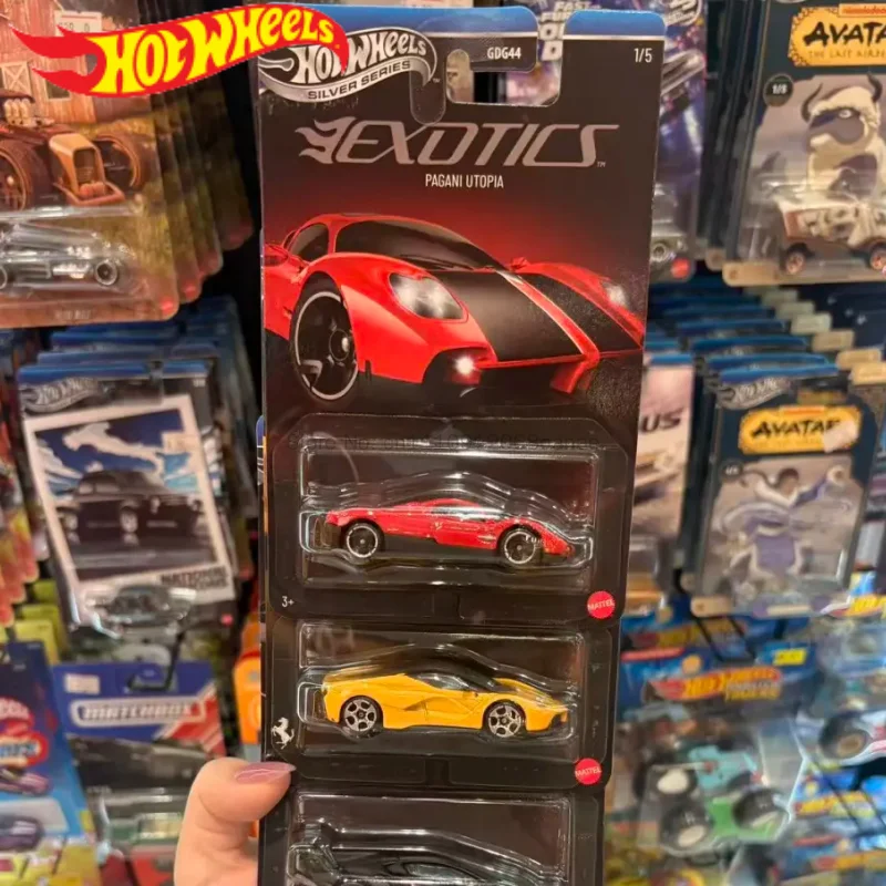 Фото Серия Hot Wheels Silver Label 2026 года |   Феррари ЛаФеррари Ламборгини Венено Пагани Утопия |   Коллекционная игрушка из литого сплава №1