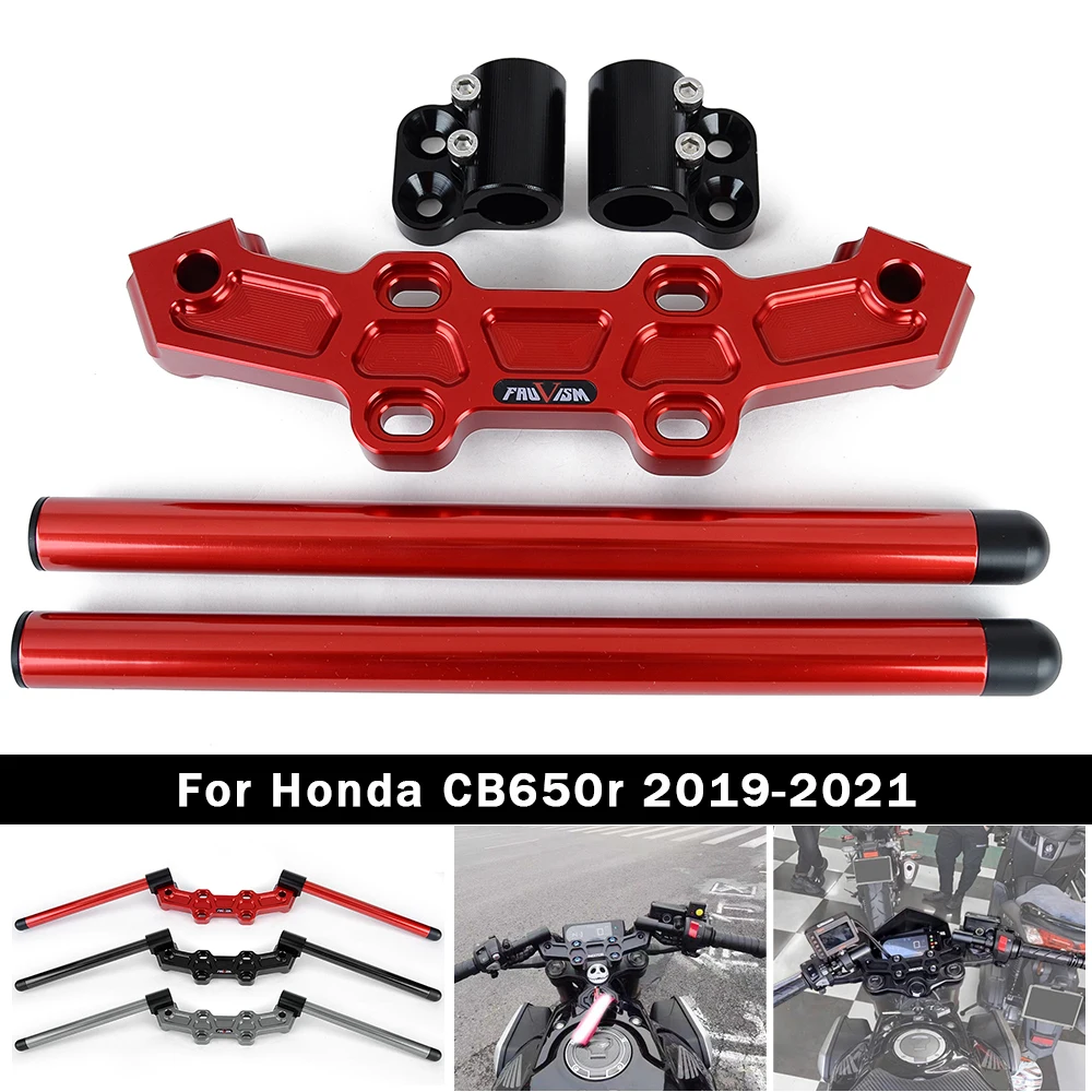 

Clip On Handlebar Motorcycle Fork Handle Bar Plate for Honda CB650R CB 650R 2019 2020 2021