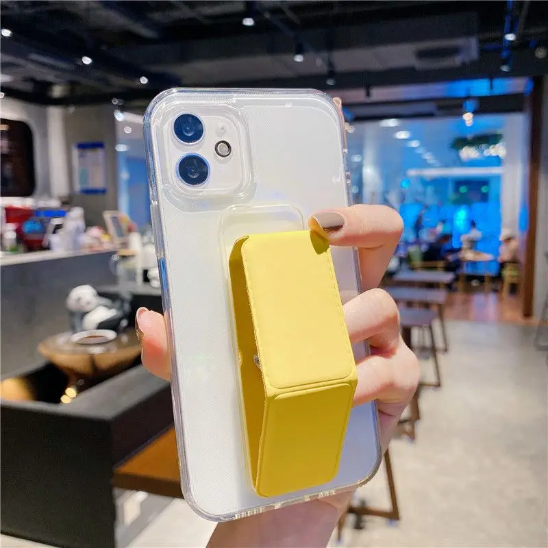 

Newfun for Iphone 14 13 12 11 X XS XR Se 7 8 Plus Promax Silicone Leather Shockproof Luxury Magnetic Holder Stand Soft PhoneCase