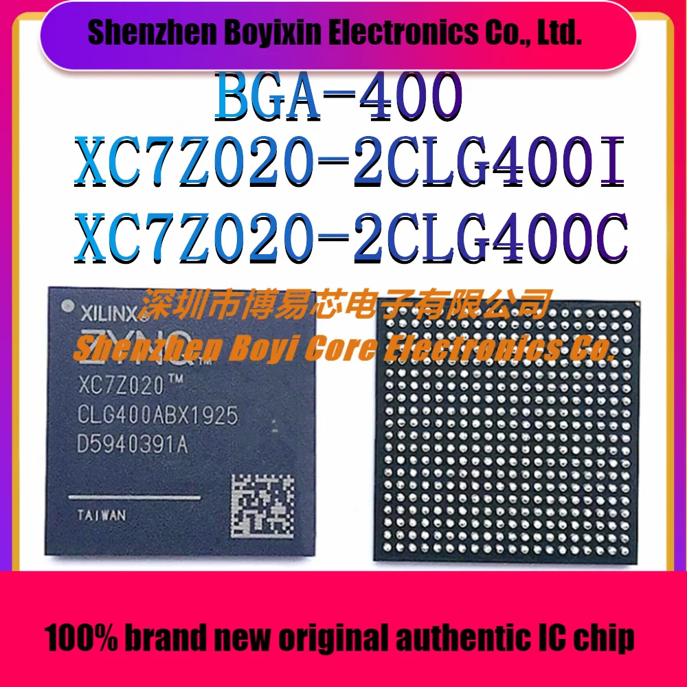 

XC7Z020-2CLG400I XC7Z020-2CLG400C Package: BGA-400 Programmable Logic Device (CPLD/FPGA) IC Chip