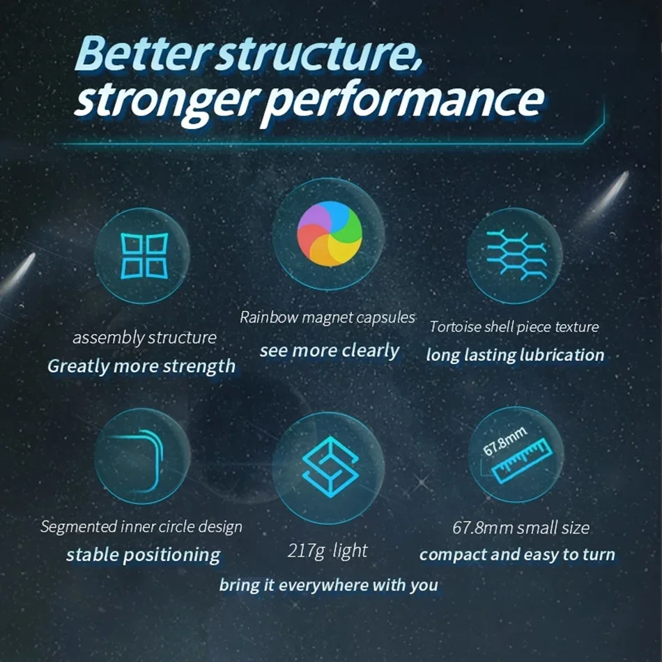 DianSheng Galaxy Магнитный 8x8 магический куб 8x8x8 скоростной Магический Куб