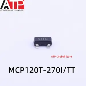 10PCS MCP120T-270I/TT SOT23-3 MCP120T SJYQ SJ** Original inventory of integrated chip ICs