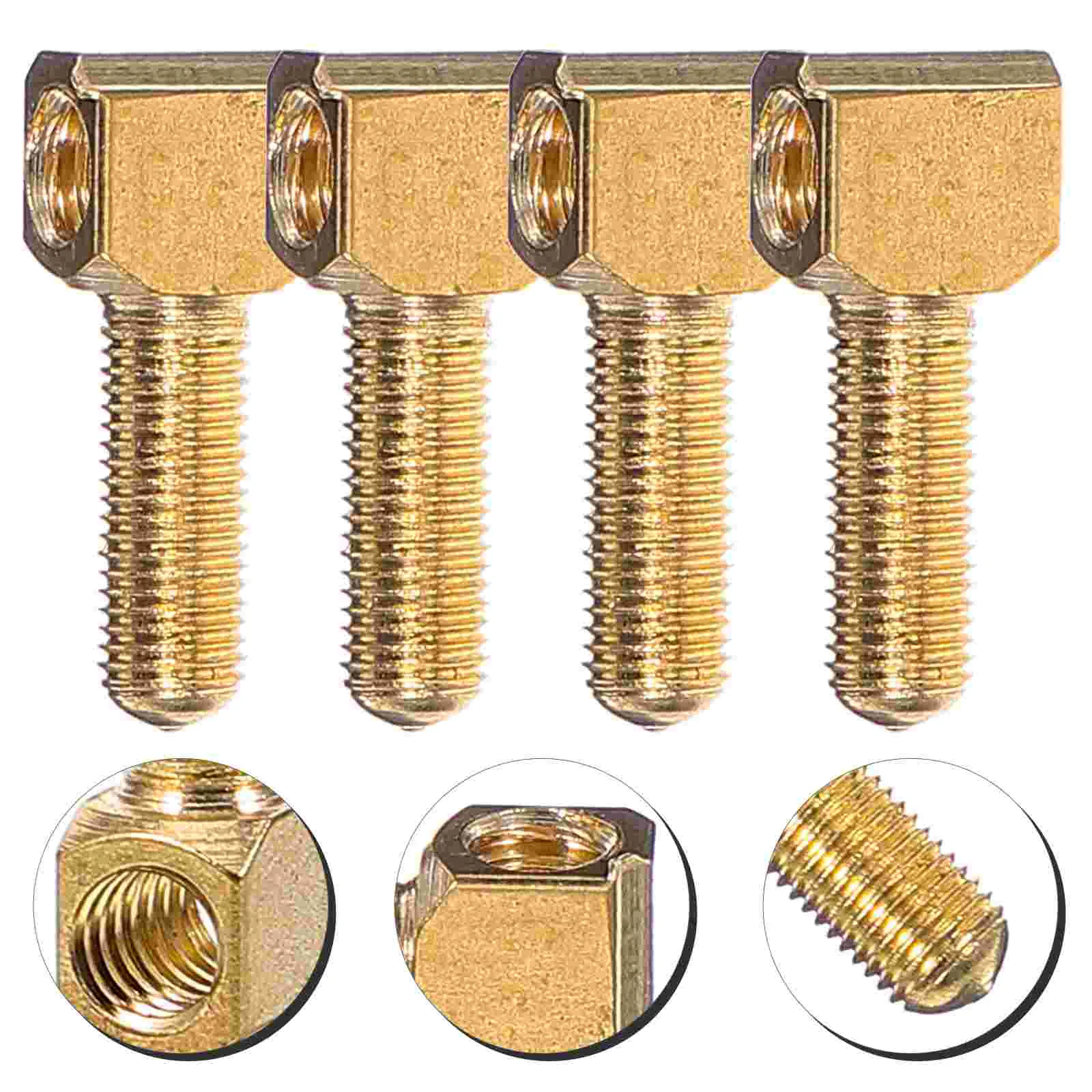

4pcs Violin Bow Screw Cello Violin Bow Frog Violin Replacement Tool Accessory