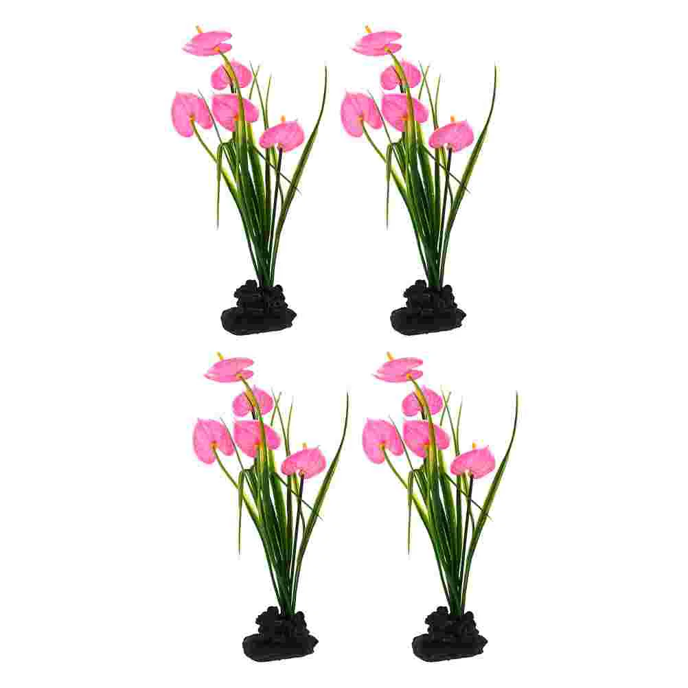 

Flower Decorsushi Plate Artificial Fake Tank Aquarium Sashimi Fish Flowers Ornament Japanesedecoration Decorationsdish Lifelike
