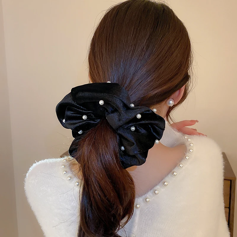 Big Hair Ponytail Holder Rubber Bands Elastic Hair Ties Accessorie