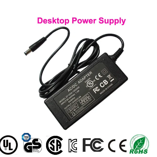 Оптовая продажа из Шэньчжэня заводская цена источник питания 12 В 2 0 А 24 Вт