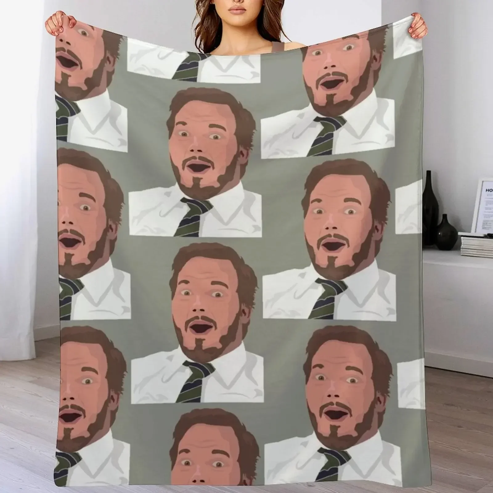 Одеяло Andy Dwyer Surprised Face детское фланелевое одеяло движущиеся одеяла для кровати
