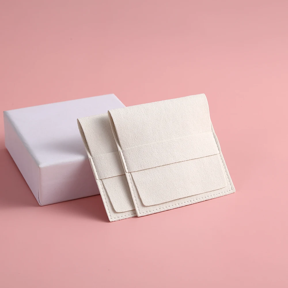 

5pcs Microfiber Pouches Small Jewelry Velvet Bag Presents Bags for Earrings Necklace Christmas Jewellery Wedding Gift Package