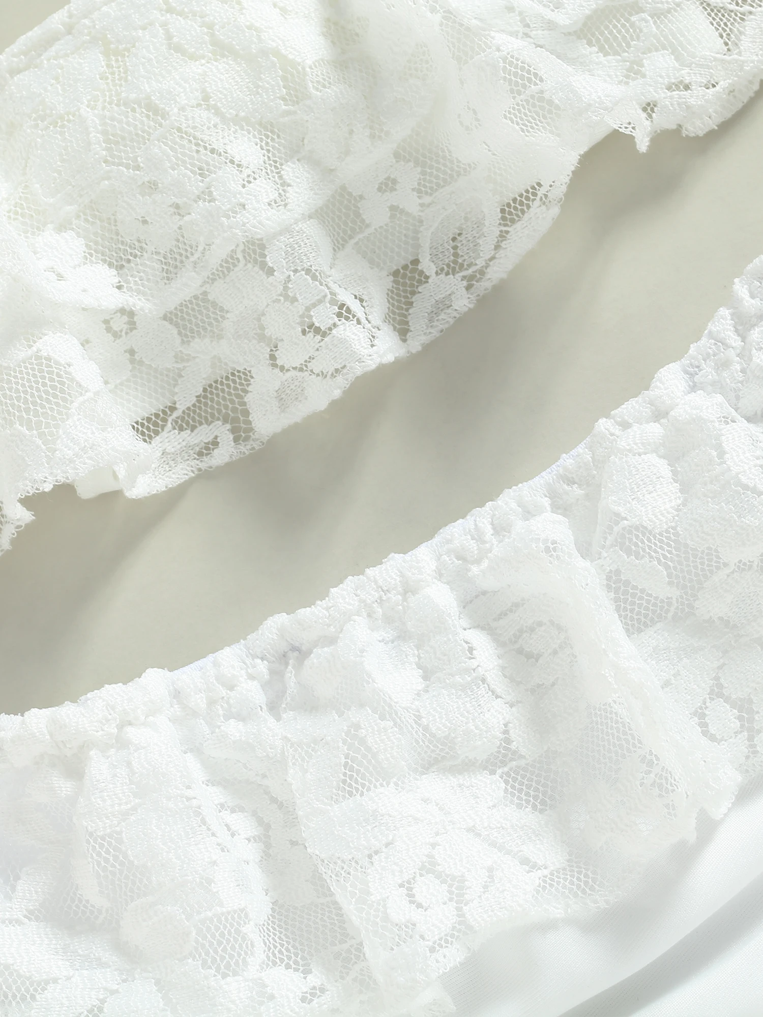 

Adorable Summer Style Eadrioss Toddler Girls Halter Lace Top and Bikini Bottom Two-Piece Swimsuit Set