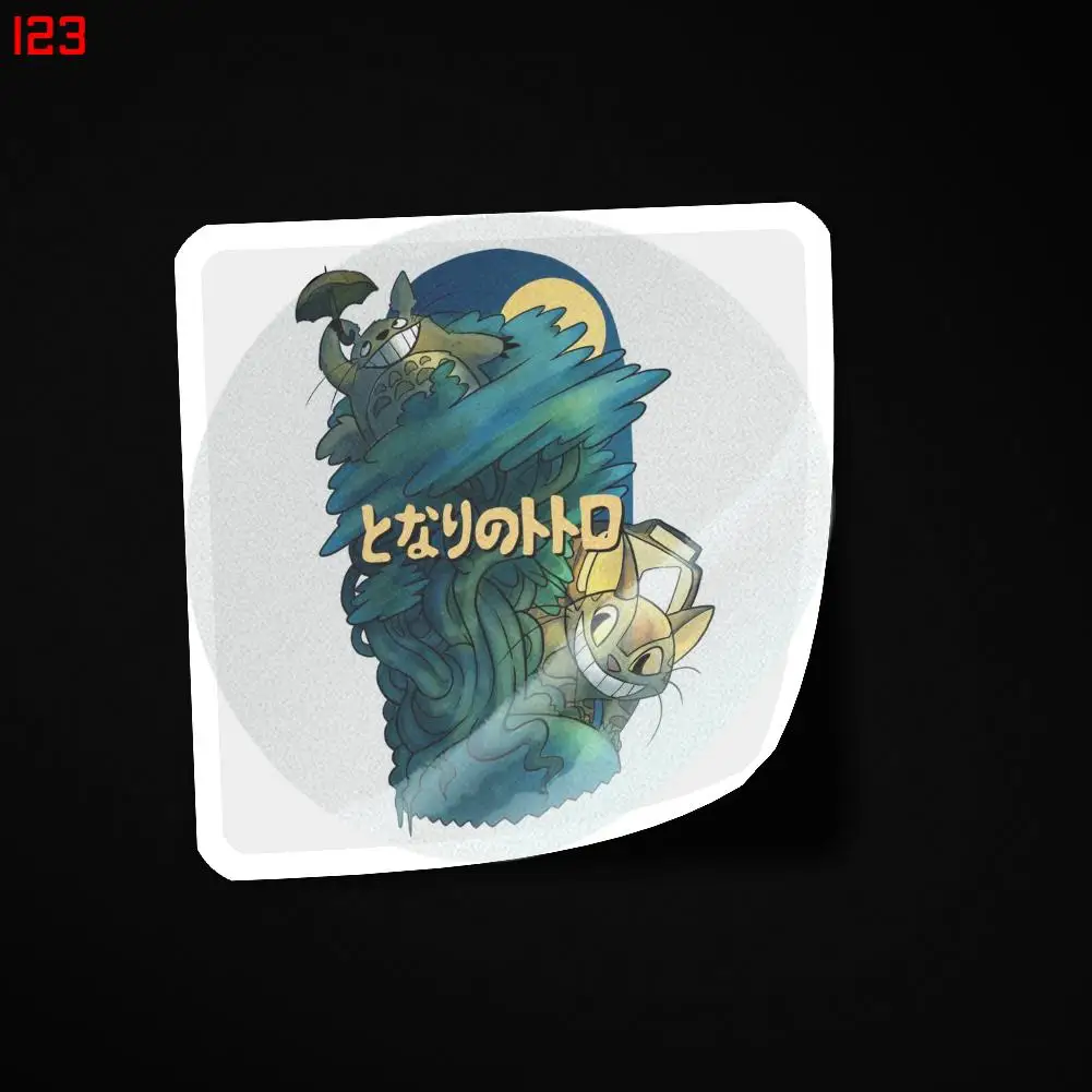 

Наклейка TOTORO 00123 для ноутбука, декор для спальни, автомобиля, милый мультяшный модный чемодан для общественных мест
