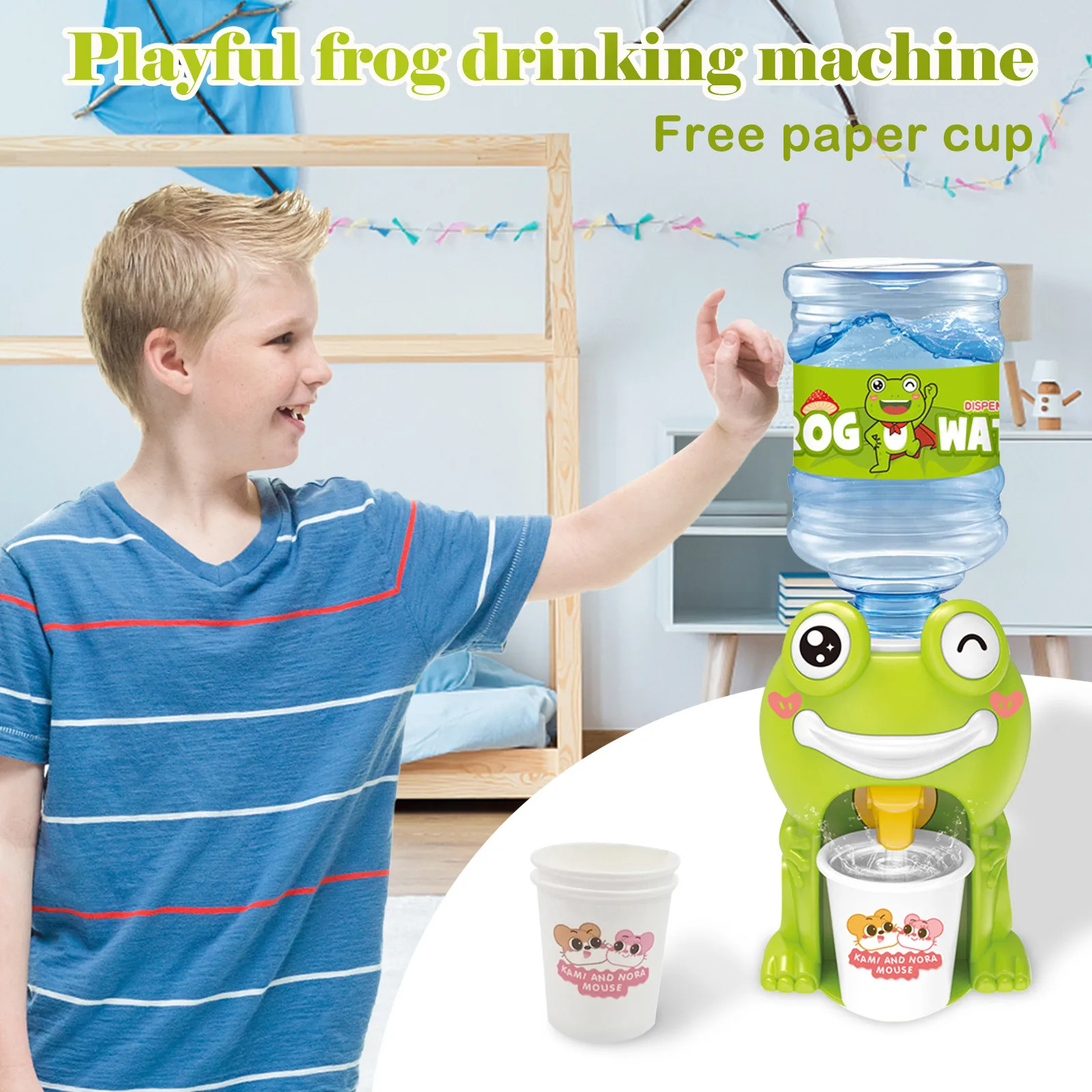 

Fun Children's Mini Dispenser Play House Simulation Dispenser Water Beverage simulation home toy One Size