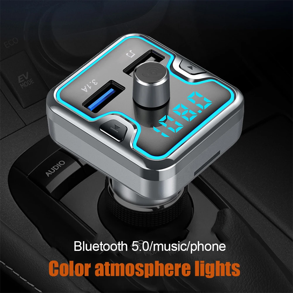 Автомобильный FM-трансмиттер с поддержкой Bluetooth 5 0 и mp3-плеером | Автомобили