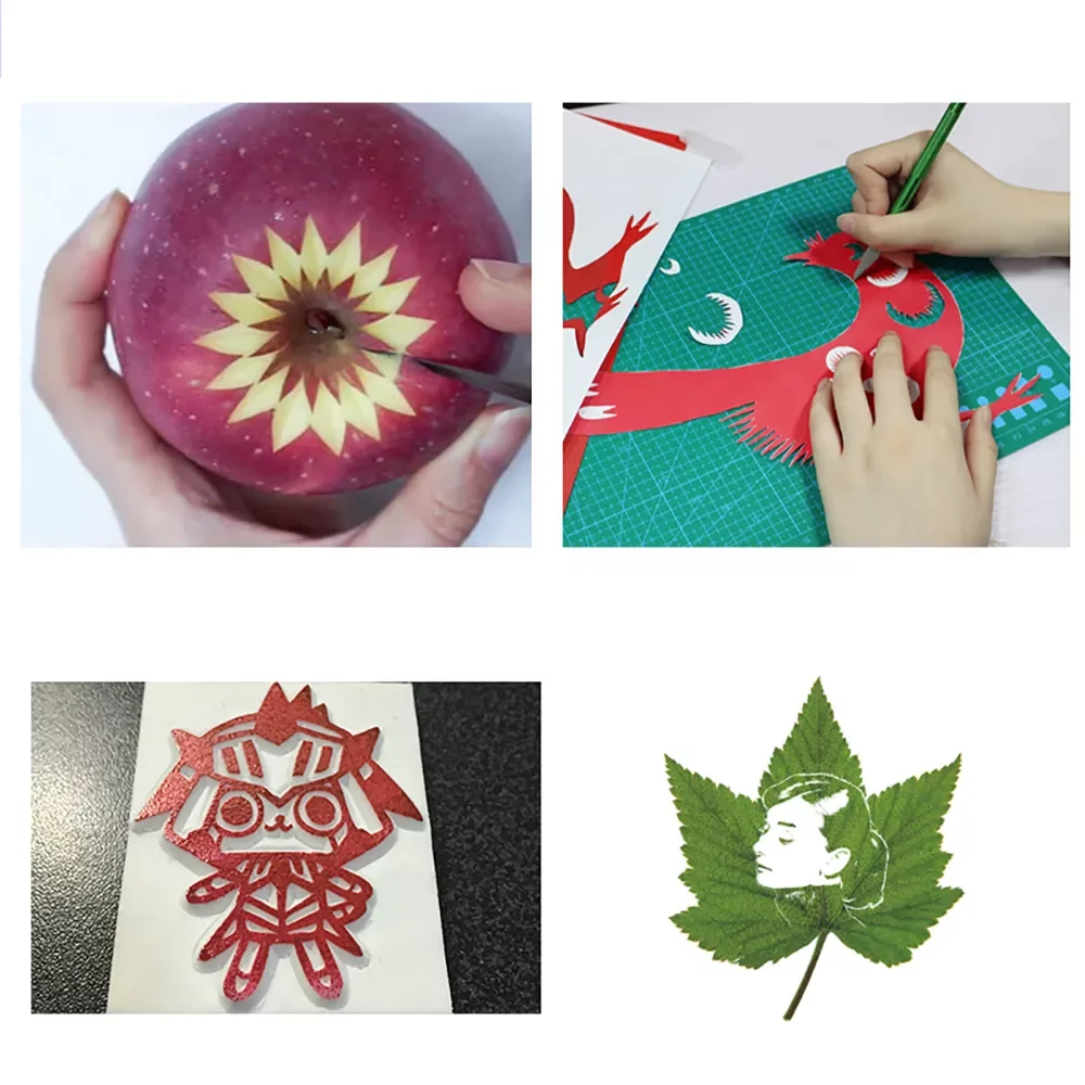 

Art Cutting Tool Craft Cutting Kinfe Aluminum Alloy Wood Cutter Carve Knife Paper Cutter DIY Craft Sewing Cutting Tool Acces