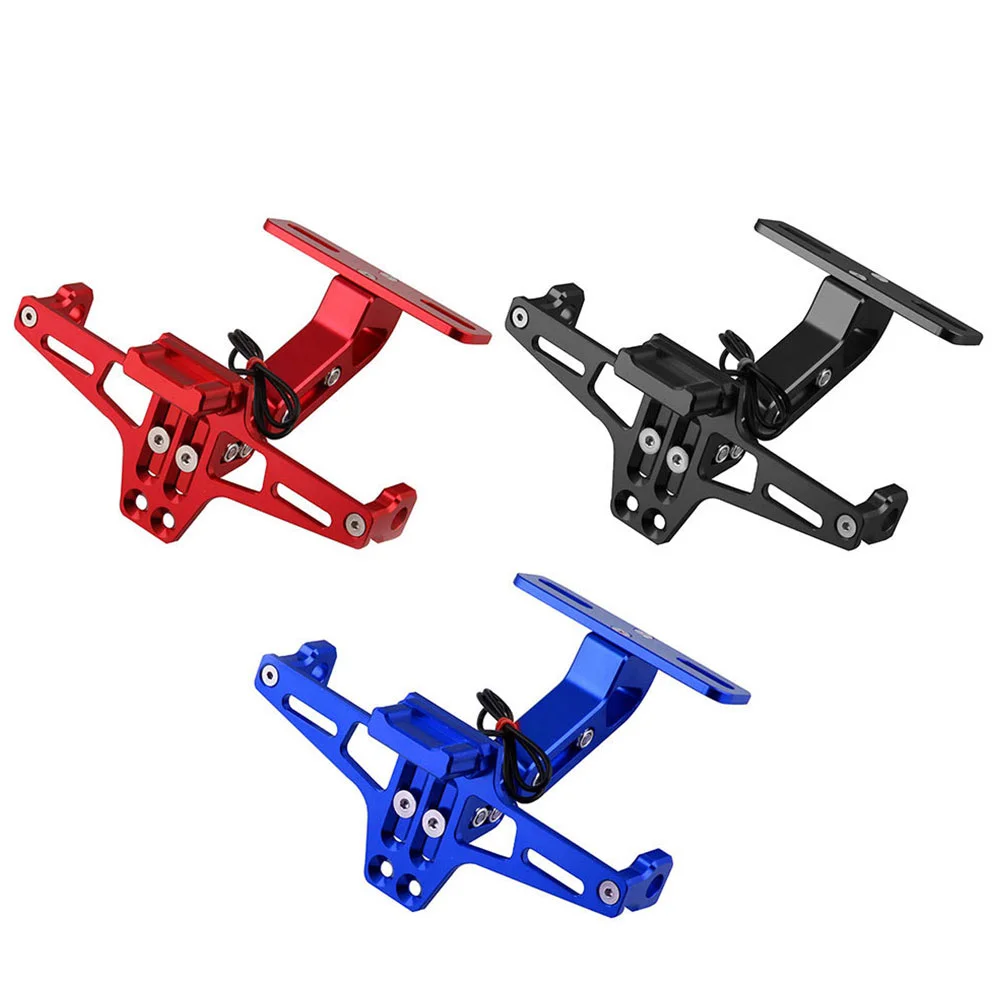 1 шт. универсальный кронштейн из алюминиевого сплава для заднего номерного знака