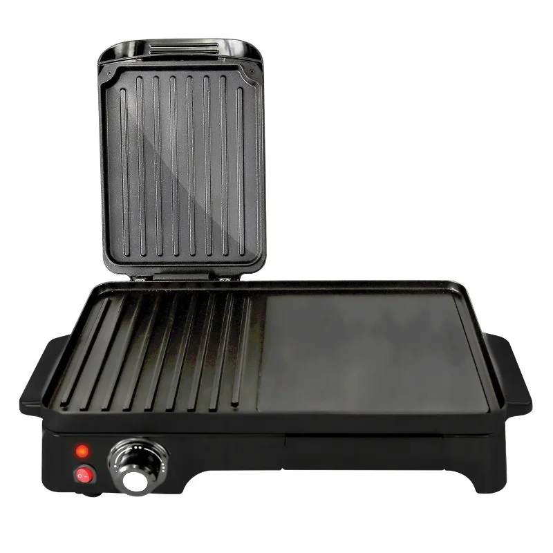Electric Griddle Crepe Maker With Press Grill