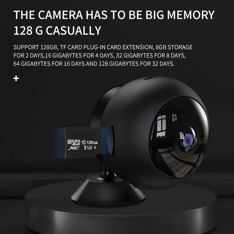 

1080P Wireless Mini WiFi Camera Home Security Camera IP CCTV Surveillance IR Night Vision Motion Detect Baby Monitor P2P CCTV