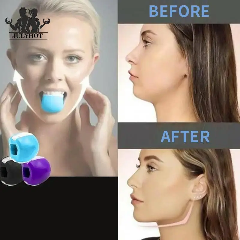 

Training Facial Muscle Trainer Jaw Line Exercise Ball Food Grade Silicone Muscle Fitness Ball Neck Facial Conditioning Muscle