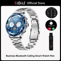 eigiis bluetooth answer call full touch screen smart watch men heart rate blood pressure dial call smartwatch for android ios