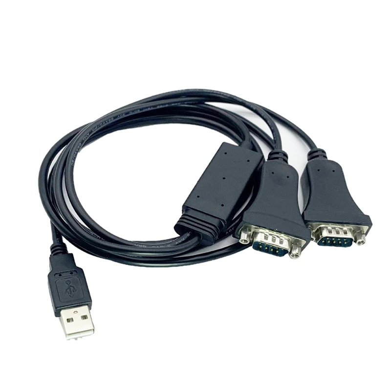 

One-To-Two-Port Serialline DB9 Male Com 9-Pin RS232 Serial Line,Male
