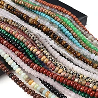 

Natural Stone Abacus Beads Beaded Quartz Agate Opal Crystal Spacer Beads For Jewelry Making DIY Bracelet Necklace Accessories