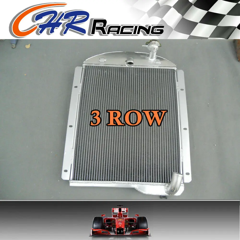 

3 ROW Aluminum Radiator For Chevy Pickup Truck Small Block L6 1941-1946 45 44 43 42
