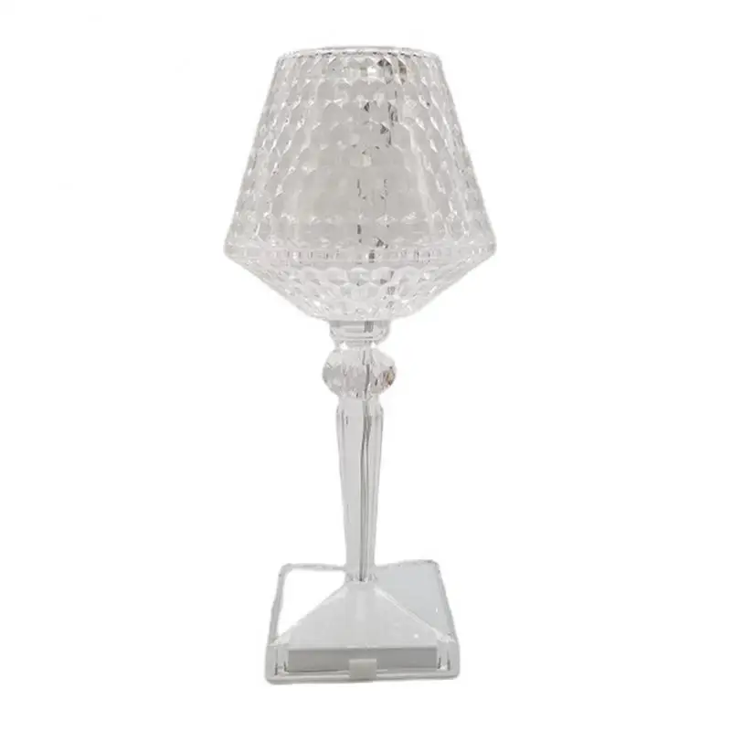 

Diamond Table Lamp Acrylic Decoration Desk Lamps For Bedroom Bedside Bar Crystal Lighting Fixtures Gift LED Night Light