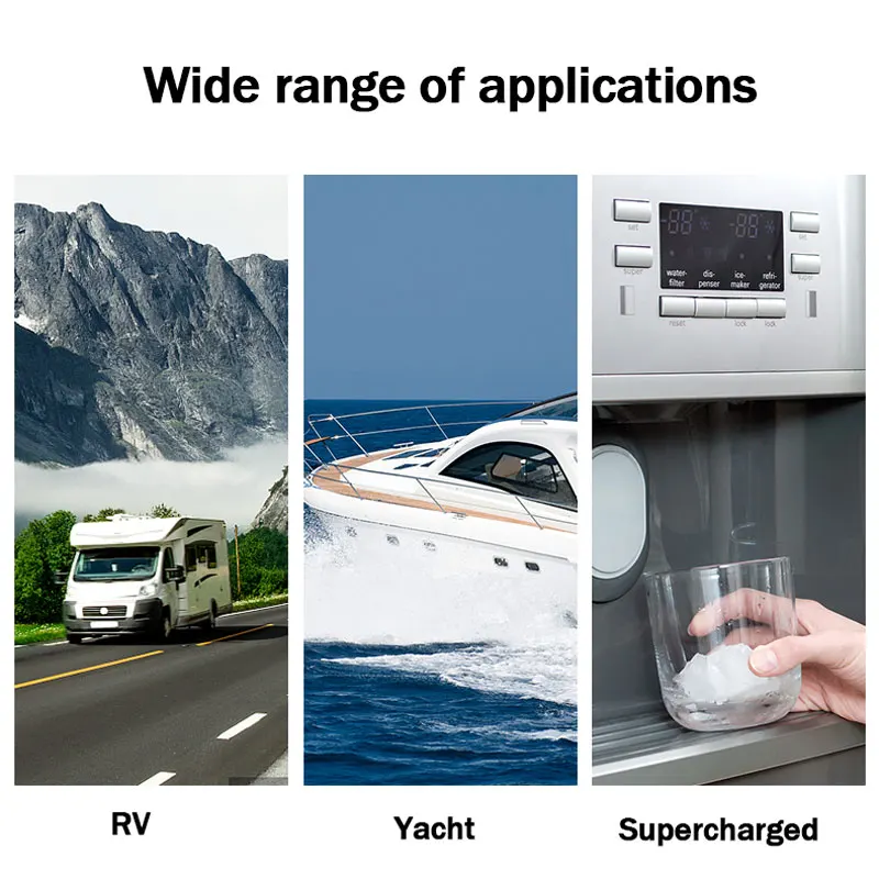 Морской водяной насос SeaFlo RV 12 В/24 В постоянного тока 60 PSI 5 GPM 8L аккумулятор система