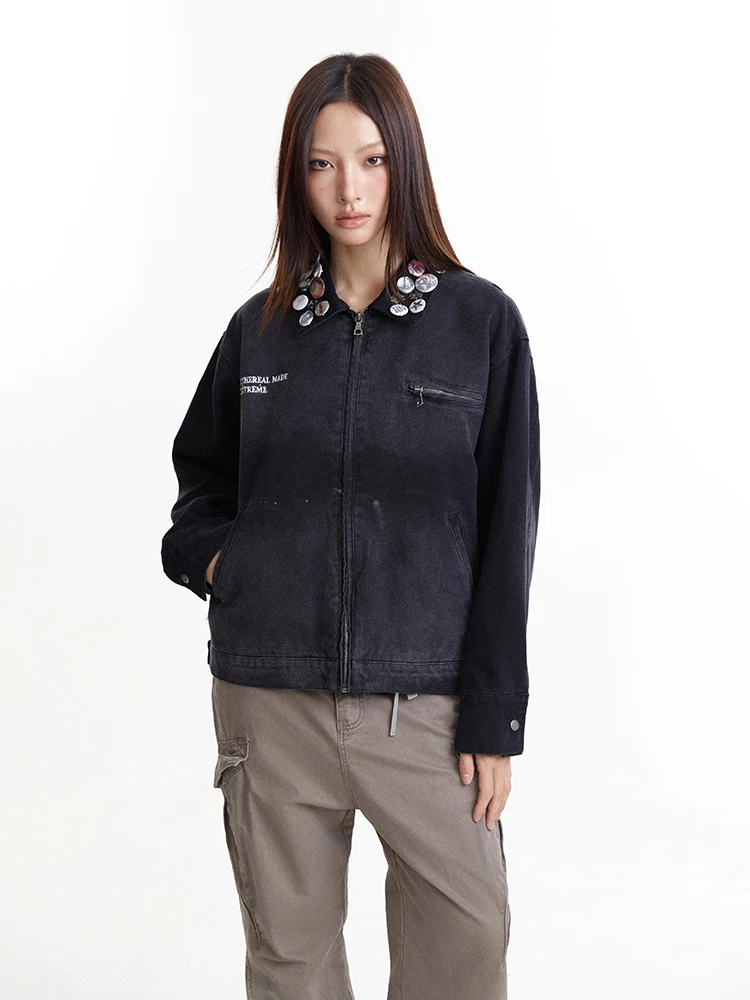 Madeextreme American Street High Sense осенняя новая мужская и женская куртка со значком Детройт