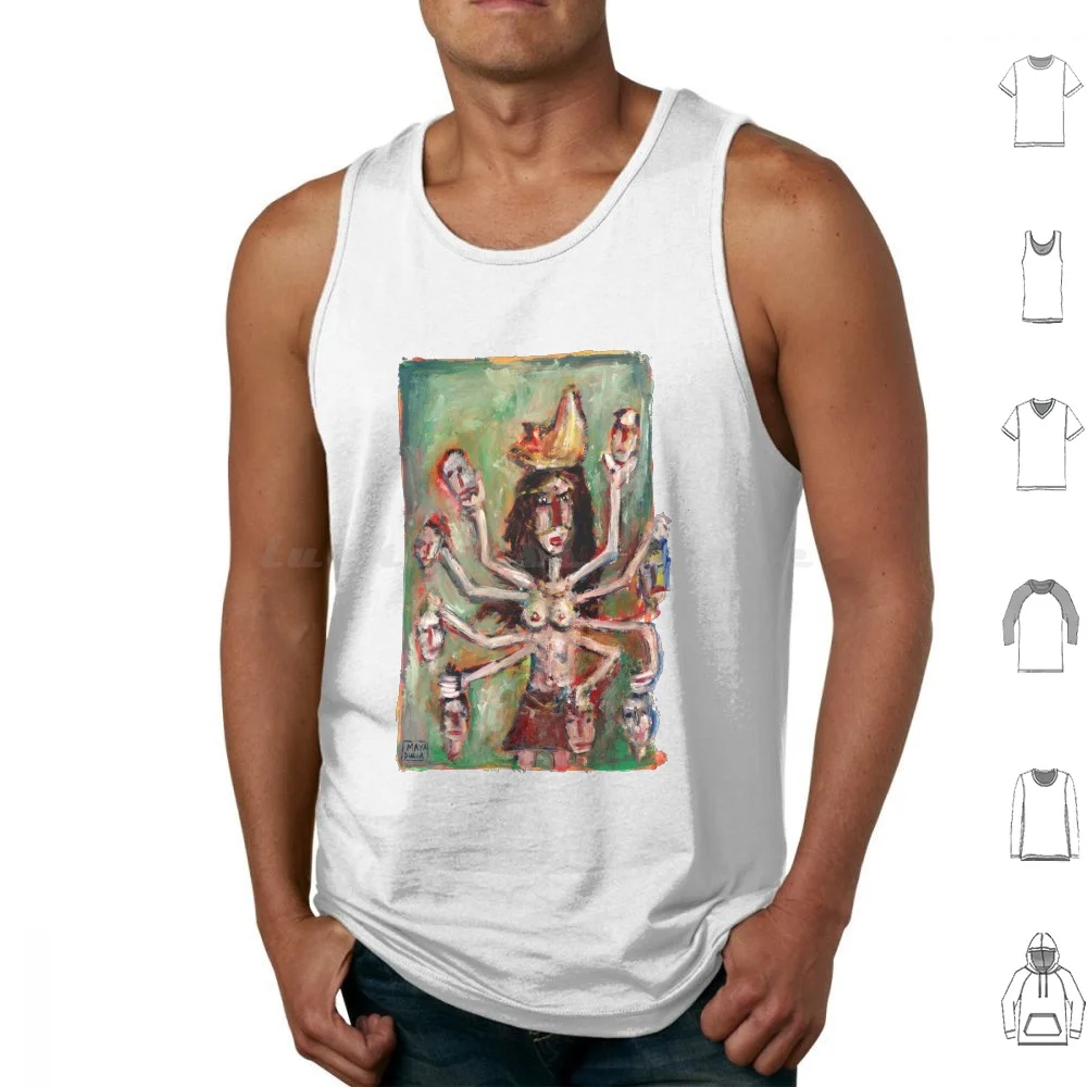 

Kali Tank Tops Print Cotton Kali