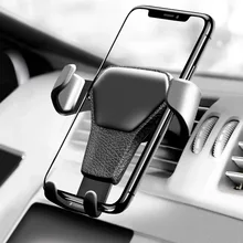 Gravity Car Mount For Mobile Phone Holder Car Air Vent Clip Stand Cell phone GPS Support For iPhone 11 XS X XR 7 Samsung Huawei