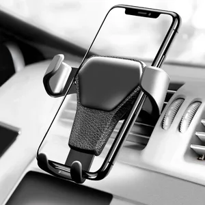 gravity car mount for mobile phone holder car air vent clip stand cell phone gps support for iphone 11 xs x xr 7 samsung huawei free global shipping