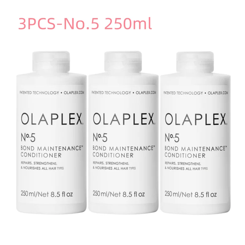 

3PCS Olaplex No.5 Bond Conditioner Hair Care Restore Hair Structure Nourishes Moisturizing Softness Shiny Repair Damaged 250ml