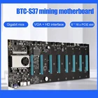 Материнская плата, материнская плата DDR3 8XPCIE 16X Gigabit Network RJ45 порт для майнинга биткоинов, материнская плата BTC