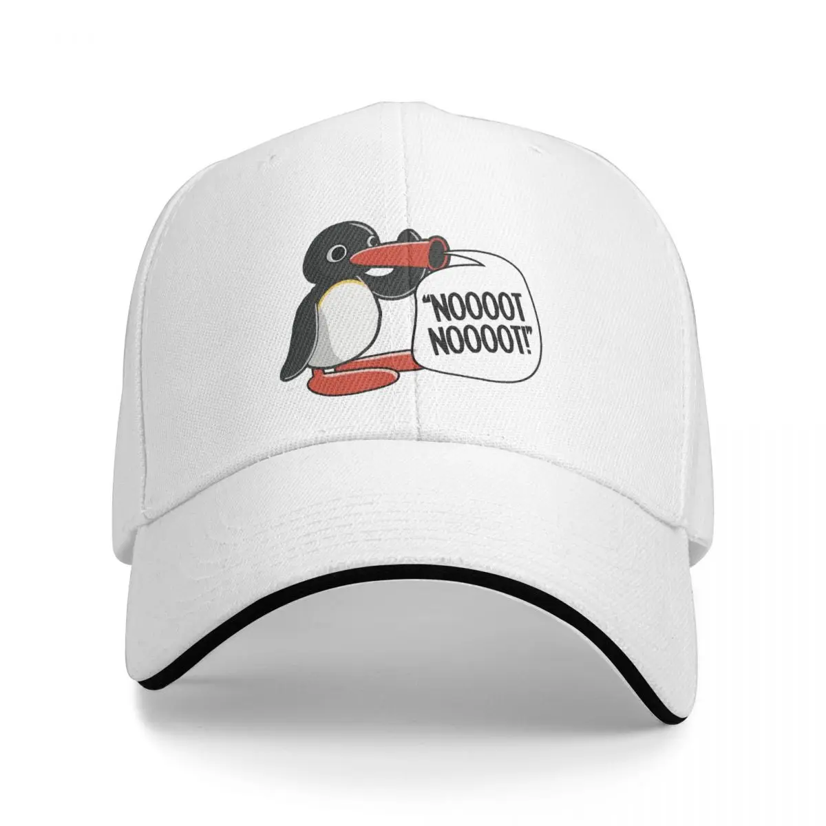 Фото Модные бейсболки Pingu Pinga в виде пингвина, повседневные Шапки-сэндвич №2