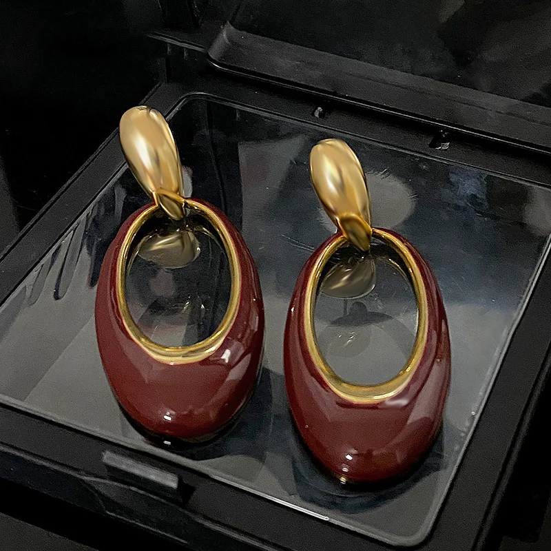 Нишевый дизайн чувственные легкие роскошные высококачественные серьги женские