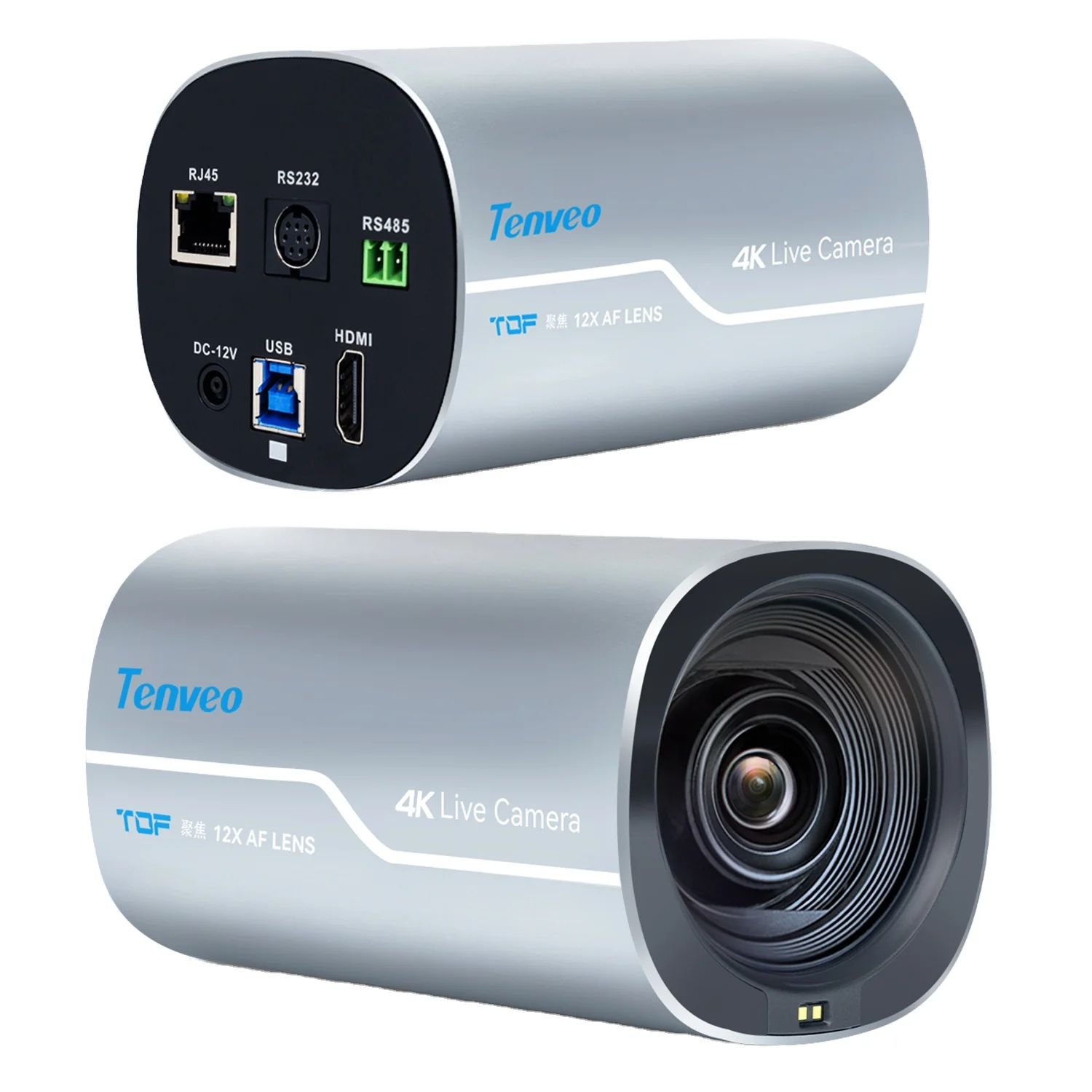 Tenveo Вертикальный экран Подкастинг 12x 4k NDI Box Камера HDMI USB-камера для вещания